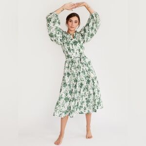 Marlo Dress by Mille in Green Bouquet Size XL